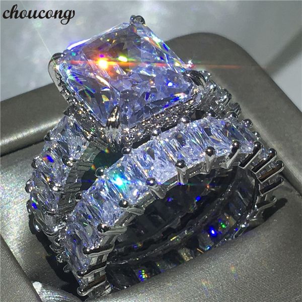 1 Elegant 925 sterling silver promise ring set featuring princess-cut clear diamonds  
2 Stylish 20ct diamond engagement and wedding band rings for women and men  
3 Beautiful 925 silver princess-cut diamond ring set for engagements and weddings  
4 Exquisite 20-carat clear diamond promise rings in sterling silver for couples  
5 Premium 925 sterling silver diamond ring set for special occasions like weddings