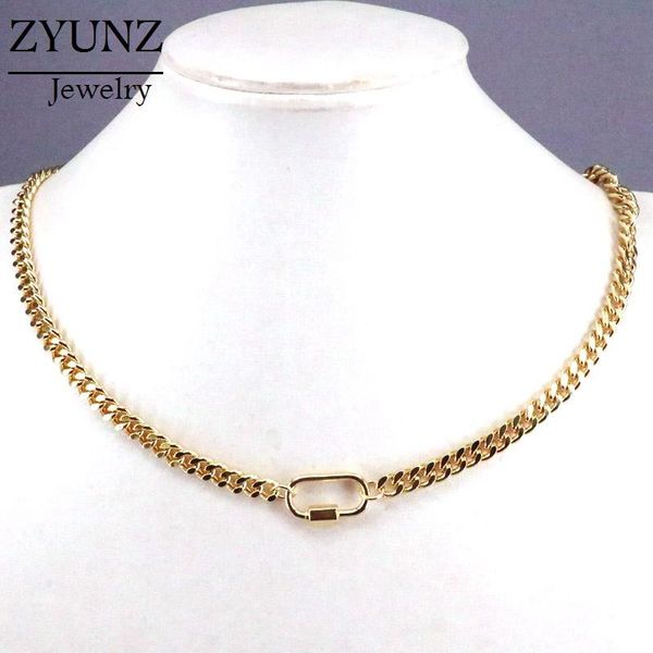 10-piece curb chain choker necklace set for jewelry crafting