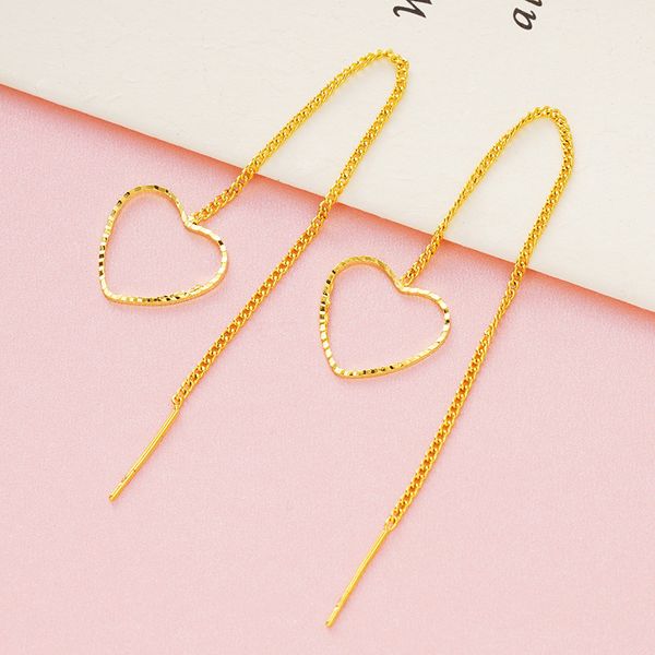 18k gold-filled geometric earrings for women, versatile and stylish