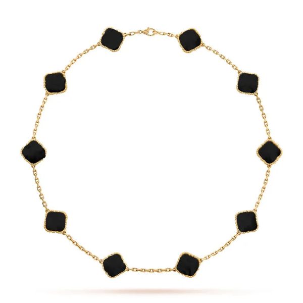 18K gold-plated luxury necklace with customized pendant, perfect for weddings and parties as a stylish jewelry gift