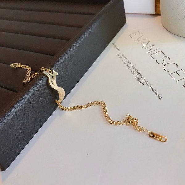 18K gold-plated stainless steel designer bangle for women, a luxurious wedding or lovers' gift wristband