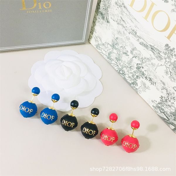 2022 summer fashion silver earrings with luxurious lacquer finish, 54% off