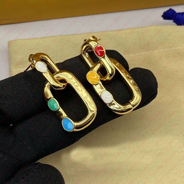 2023 trendy designer earrings. Stylish European and American minimalist jewelry