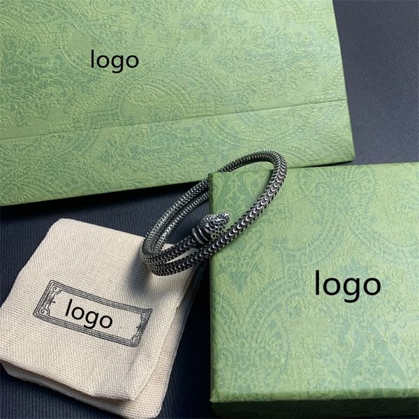 68% off designer Gujia snake bracelet in Thai silver with scale pattern