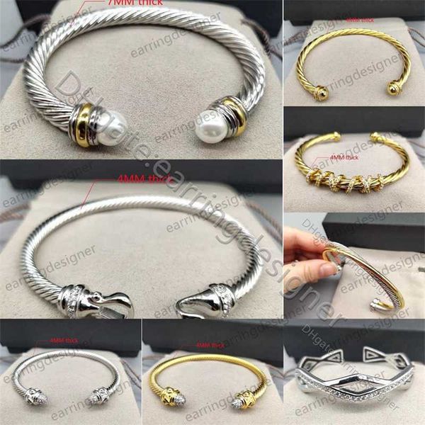 925 sterling silver bangle bracelet with 18k gold plating and cable round head design