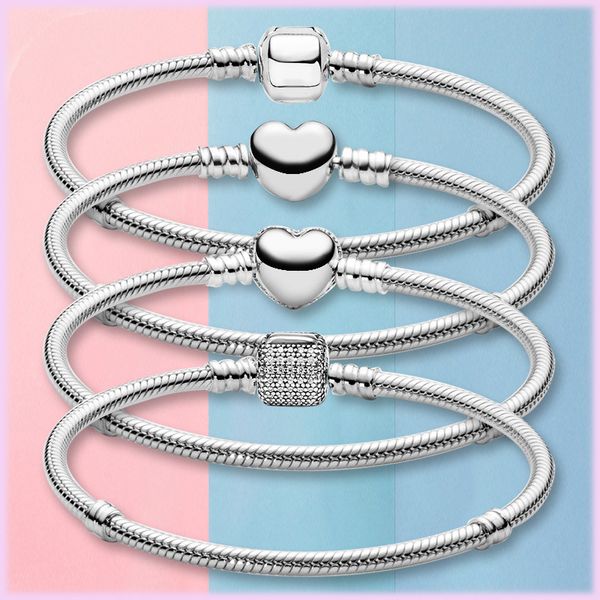 925 Sterling Silver Bracelet perfect for DIY charm bracelets, a stylish women's jewelry gift with snake chain design  

Primitive snake chain bracelet ideal for custom charms, a fashionable silver ...