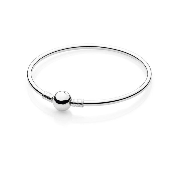 925 Sterling Silver Charm Bangle Bracelet for Pandora-inspired Fashion Jewelry, Perfect Gift for Women and Girlfriends with Original Designer Charms