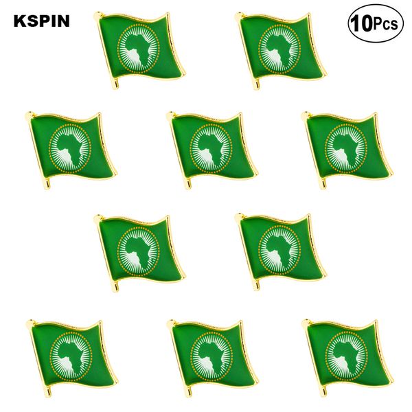 African Union lapel pin badges set of 10 pieces
