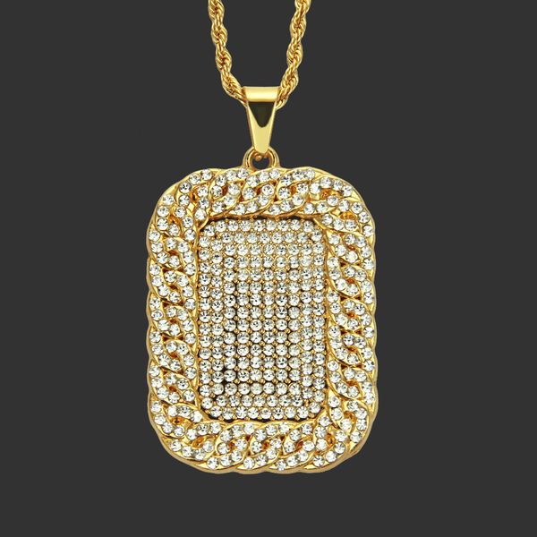 Amulet neck pendants featuring full diamond necklaces for men, showcasing a bold and dominant accessory style