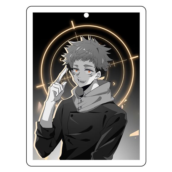Anime Jujutsu Kaisen Keychain Cartoon Cute Figure Yuji Itadori Gojo Satoru Acrylic Pendent Llavero Keychain Jewelry Portachiavi
