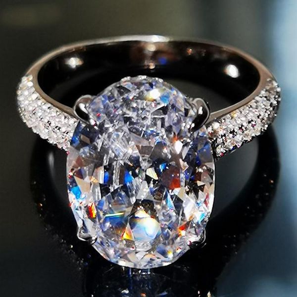 Authentic 925 sterling silver diamond ring for women, perfect as a wedding band or promise jewelry gift