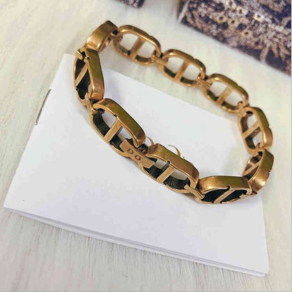 Bangle Charm Bracelets d Family High Version Letter Bracelet