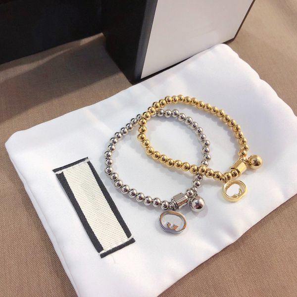Bangle Jewelry Bracelets Link Chain Letter Pendant 18K Gold silver Luxury Charm Designer Accessories Women Stainless Steel

Elegant link chain bracelets with letter pendants in 18K gold or silver, ...