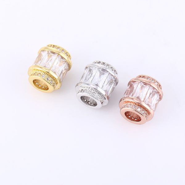 Big hole stone cylinder beads for DIY jewelry crafting