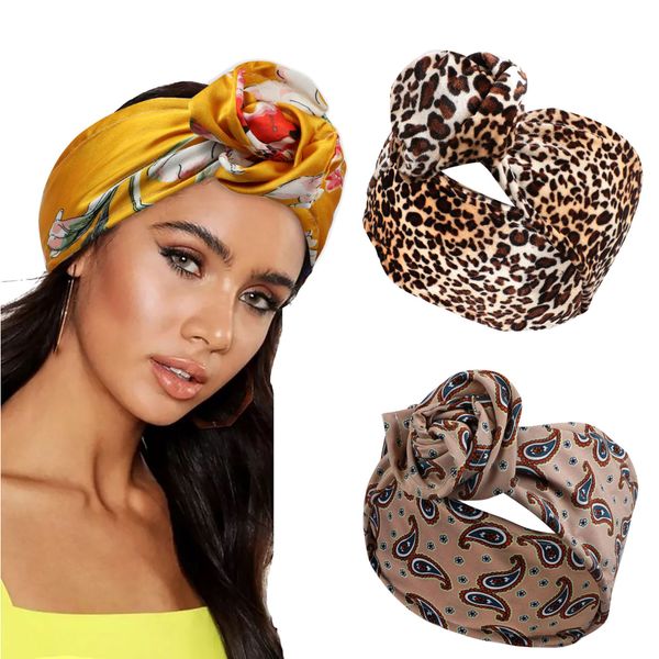 Bohemian printed iron wire headbands for yoga, running, and as stylish hair accessories, featuring floral designs, perfect as gifts with free DHL shipping