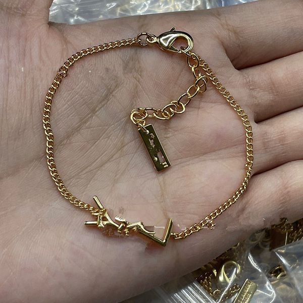 bracelet Tennis bracelet designer bracelet Style Bracelets Women Bangle Wristband Cuff Chain Designer Letter Jewelry Plated Stainless steel