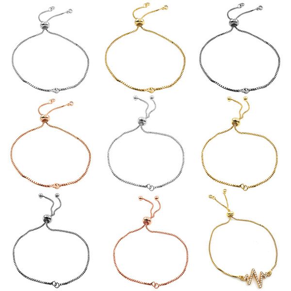 Bracelet Valentine's Day Gift Geometric Adjustable Pull-out Creative DIY Girl Bracelet Chain