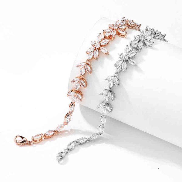 Bracelets Rakol Fashion Simple and Exquisite Micro Inlaid Horse Eye Zircon Bracelet Feminine Temperament Light Luxury Bride's Best Frie