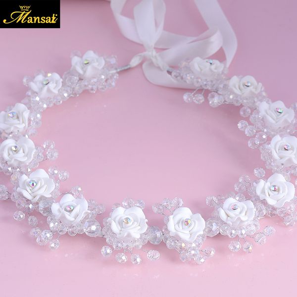 Bridal Wedding Hair Accessories Ornaments Flower Girl Headband Crown for Girls Birthday Crystal Tiara Floral Jewelry Headpiece Y200424

Elegant bridal hair accessories including crystal tiaras and ...