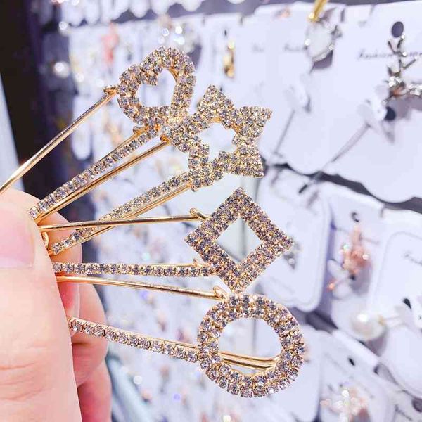 Brooch Ins Water Drill Women's Anti Light Button Clothes Cardigan Small Pin Korean Versatile Accessories