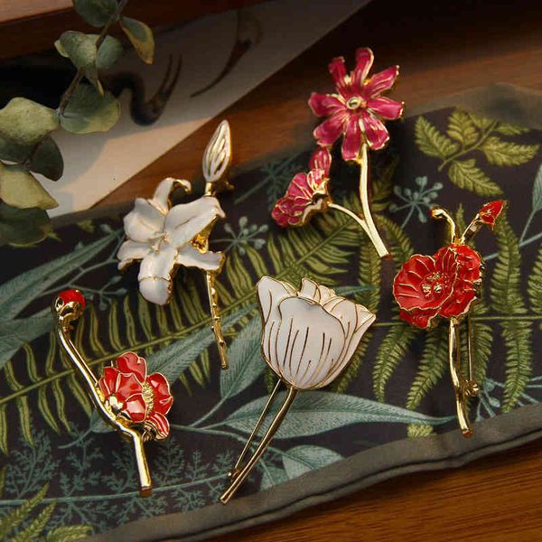 Brooch South Korea East Gate Fashion Personality Creative Flower Net Red Temperament Design Women's Clothing Accessories

Rewritten:
Stylish South Korean East Gate brooch featuring creative floral designs for fashionable women's accessories