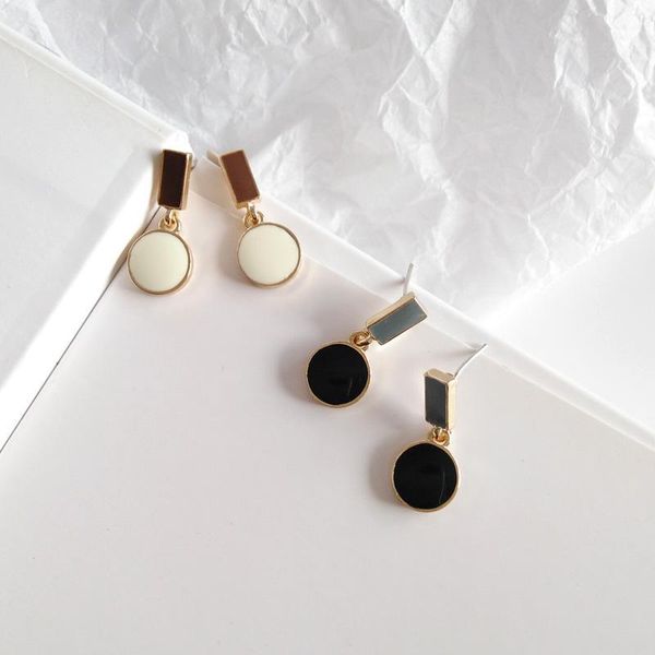 chandelier-style wholesale 925 silver Klein blue dangling round earrings