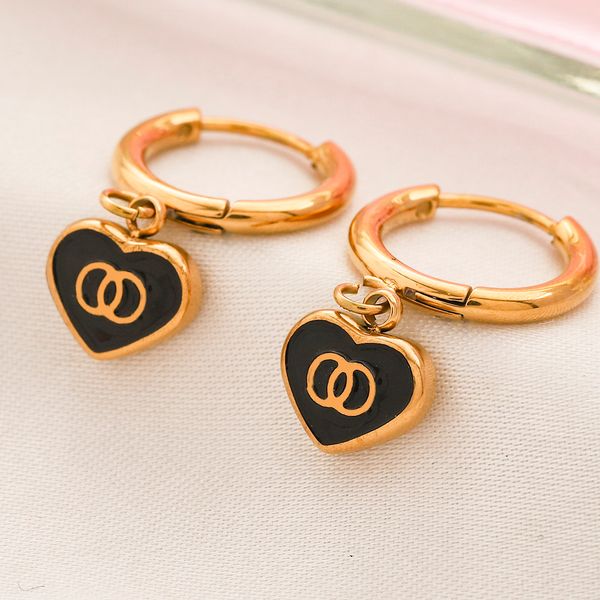Charm Designers Letters Stud 18K Gold Plated Stainless Steel Geometric Famous Women 925 Silver Crystal Rhinestone Pearl Earring Wedding Part