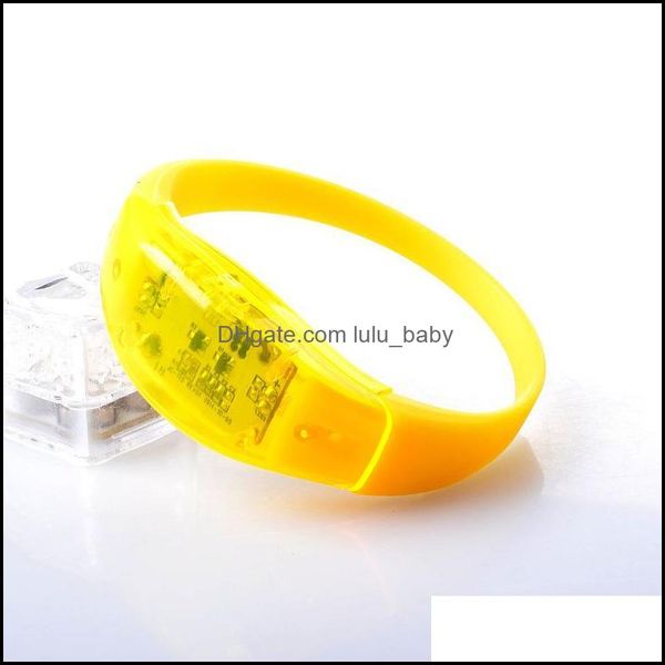 Charming LED bangle bracelet for women with shake-activated glow, fast shipping