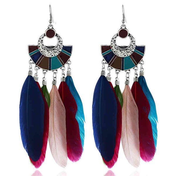 Charms Ear Stud Clip Rings 2021 Jewelry Fashion Fan-shaped National Style Feather Long Women's Accessories

2021 fashion jewelry featuring fan-shaped charms, feather details, and national style in long women's ear stud clip rings