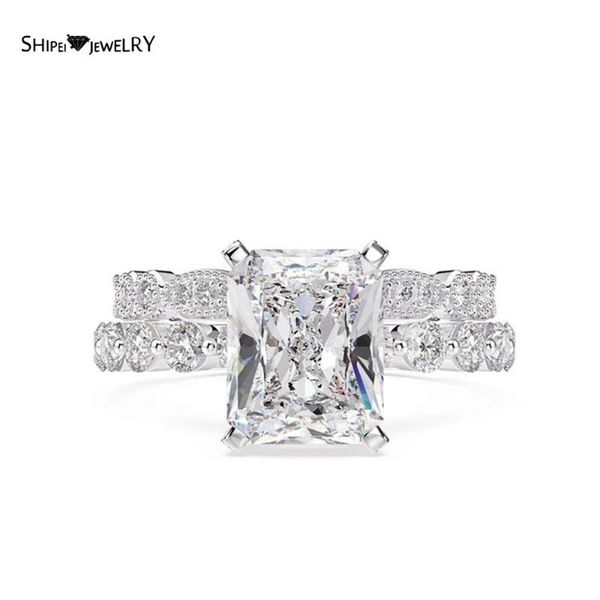 Cluster Rings Shipei 100% 925 Sterling Silver Created Moissanite Diamonds Gemstone Wedding Engagement Women Ring Set Fine Jewelry Wholesale

Shipei's 925 sterling silver cluster rings feature lab-created moissanite diamonds, perfect for women's wedding and engagement jewelry sets in wholesale