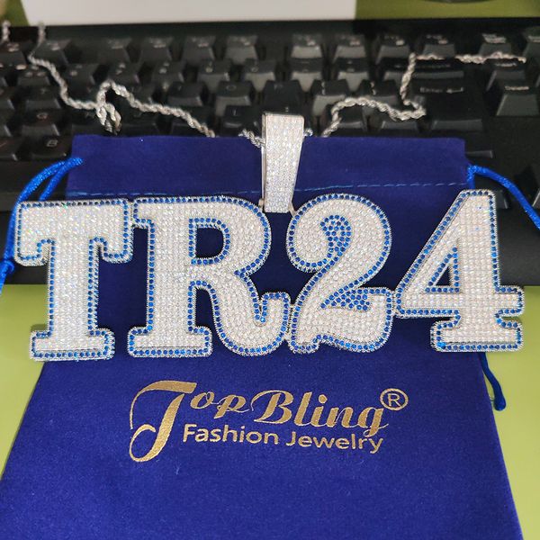 Custom Pendant Necklaces with Cubic Zircon and Gold Plating for Men from TopBling