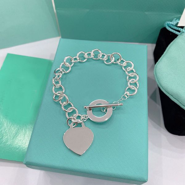 Designer Bracelets: Elegant 100% Sterling Silver Classic Key Heart Bracelet - A Timeless Wedding Gift for Women, Beautiful Jewelry