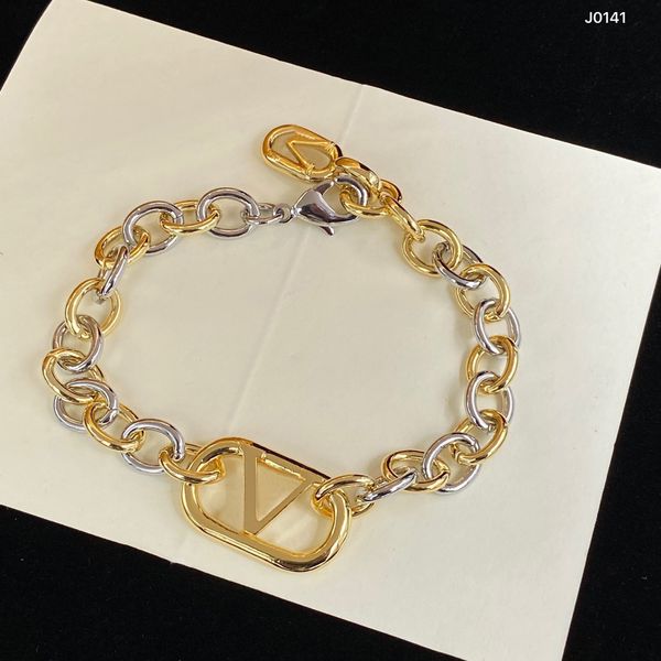 Designer gold jewelry set featuring elegant letter necklaces and bracelets, perfect as a Valentine's gift for women, girlfriends, or moms
