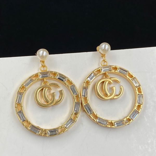 Designer pearl earrings for women, stylish pendant fashion jewelry