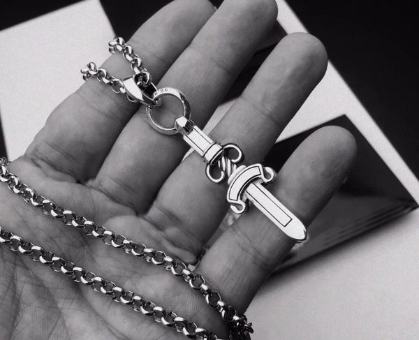 Designer unisex pendant necklaces featuring trendy punk cross styles, perfect as unique gifts for lovers or hip hop rock jewelry enthusiasts