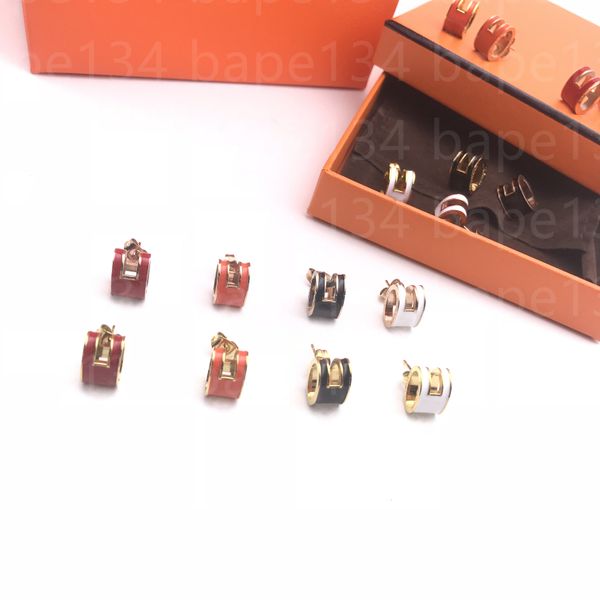 Designer women's earrings - elegant letter studs in gold, silver, and rose gold for weddings and parties