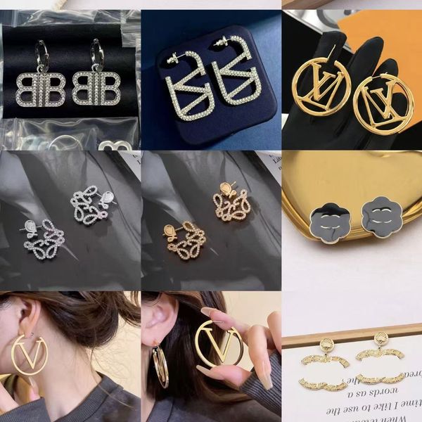 Designer women's earrings in trendy gold or silver styles