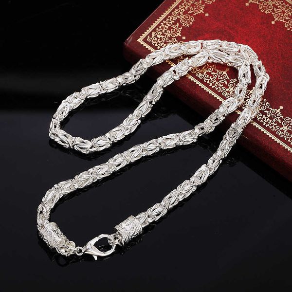 Direct 925 Sterling Silver Necklaces for Men's Charm Jewelry - 20