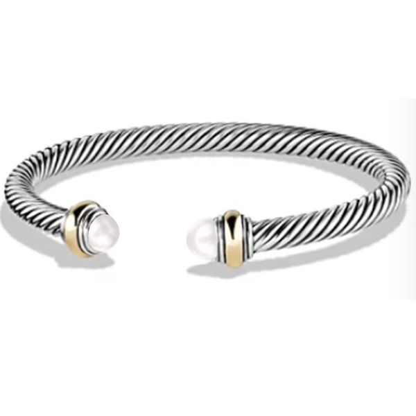 DY Twisted Bracelet: Elegant and stylish titanium steel cable bracelet, specially crafted for women by top designers