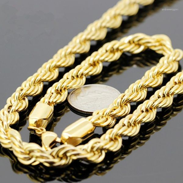 Earrings and necklace set with 10mm beads and 30"+8.66" heavy gold-filled rope chain bracelet for men