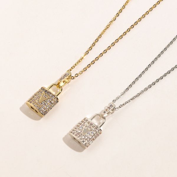Elegant 18K gold-plated and 925 silver-plated stainless steel letter pendant necklace for women, a stylish boutique jewelry gift