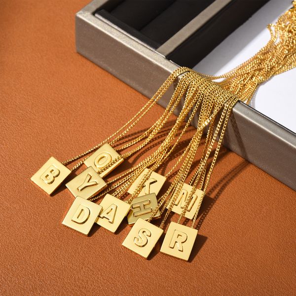 Elegant 18K gold-plated brass necklaces for stylish women's party jewelry gifts