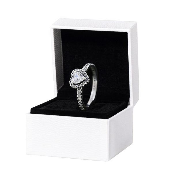 Elegant 925 sterling silver women's wedding ring with cubic zirconia, a stylish designer jewelry piece perfect as a birthday or engagement gift, presented in a beautiful box