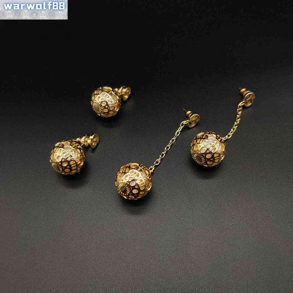 Elegant Classic Gold Ball Earrings with Personalized Korean Design for Stylish Women