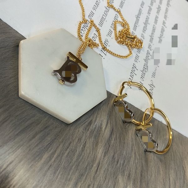 Elegant designer necklace for women featuring circle letter pendants, perfect for Valentine's Day fashion jewelry