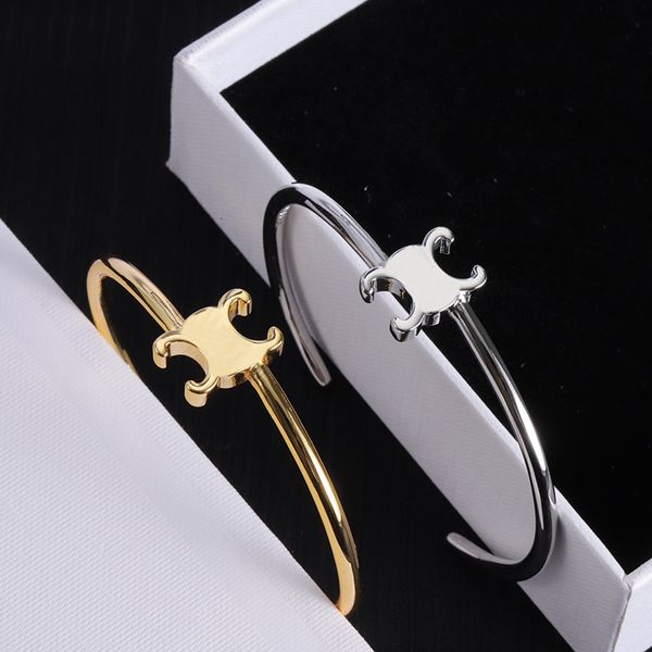 Elegant silver and gold designer bangle bracelets for women, featuring luxury patterns and a box included