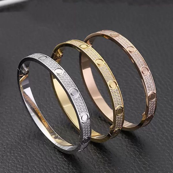 Elegant stainless steel rose gold tennis bracelet with diamonds, a stylish Valentine's gift for her or couple's jewelry