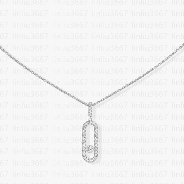 Elegant three-diamond necklace for women in luxury Sterling Silver with 18K Gold plating, a timeless gift that won't tarnish, perfect for girlfriends