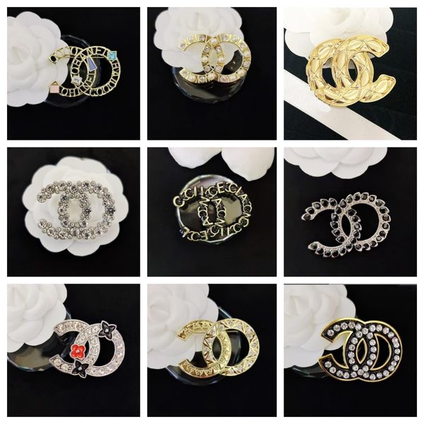 Elegant vintage-style crystal brooches with rhinestone and pearl accents, perfect for weddings, parties, or as stylish accessory gifts in 20 designs