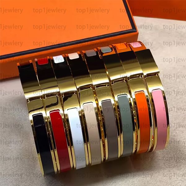 Elegant women's charm bracelet with designer clicks, available in 19 classic colors for a stylish casual or preppy look, 8mm wide